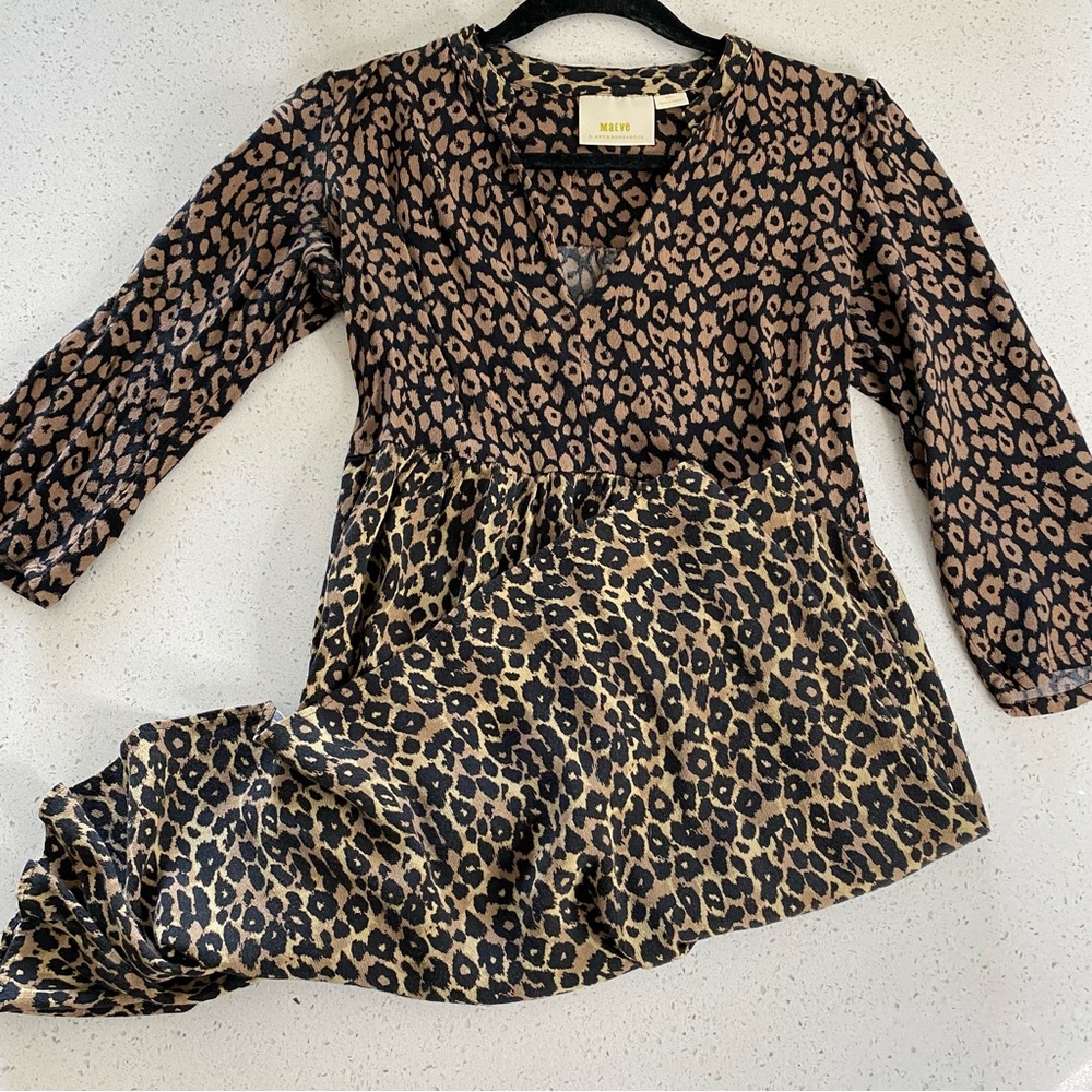 Cheetah print dress